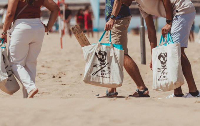 Strandactie voor groepen