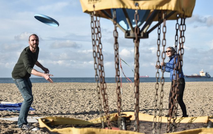 Disc golf als teamuitje