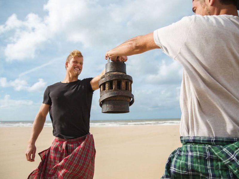 bedrijfsuitje powerkiten strand