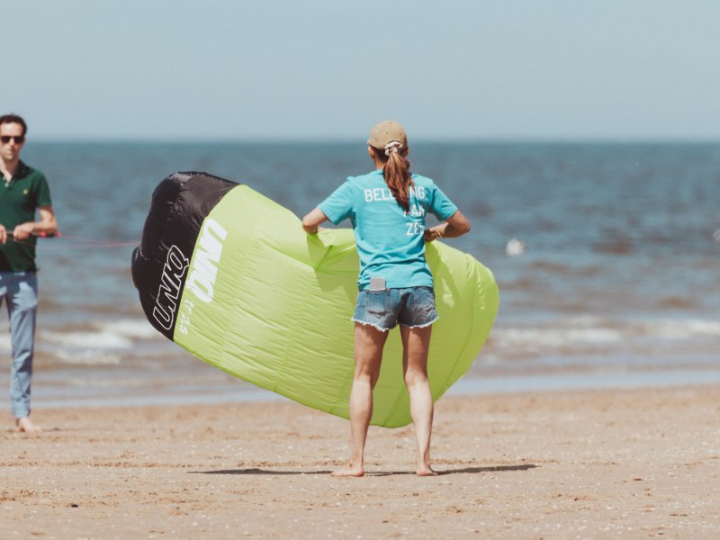 scheveningen powerkiten teamuitje