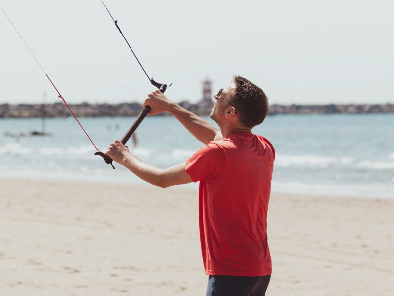 scheveningen powerkiten teamuitje