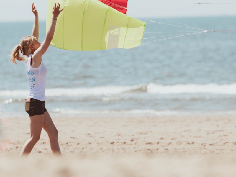 scheveningen powerkiten teamuitje