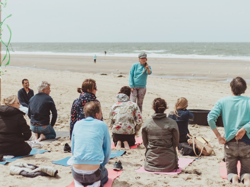 Yoga am Meer