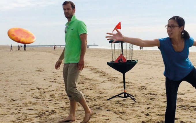 frisbee werpen uitje