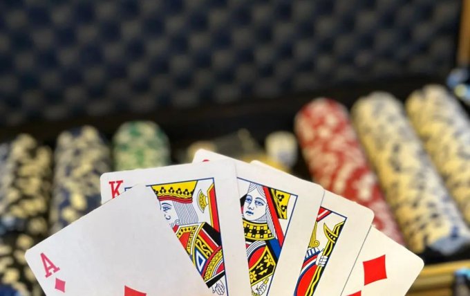 vriendschappelijk klassieke Amerikaans pokerspel