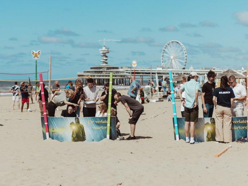 Bedrijfsuitje Strand