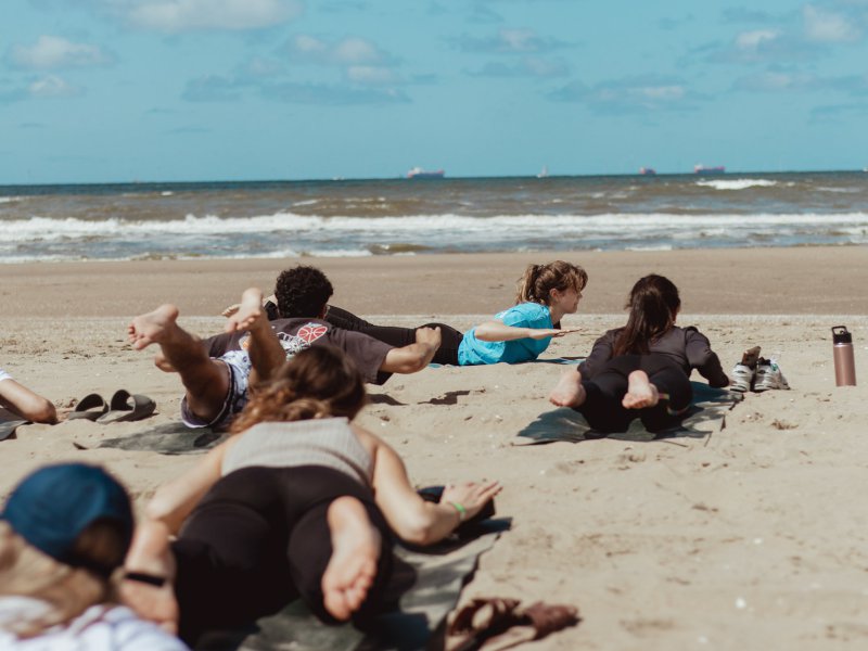 Yoga on the Beach