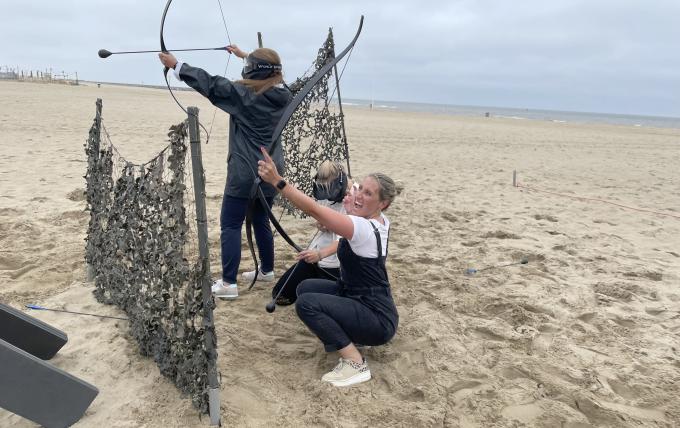 Teamwork met Archery Tag